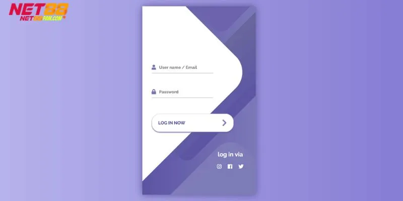 Hướng dẫn từng bước đăng nhập Net88